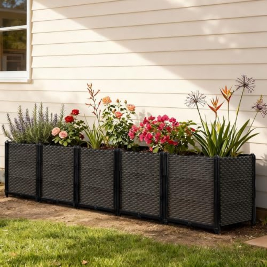 Self-Watering Planter - Samonawadniający się podwyższony kwietnik ogrodowy na