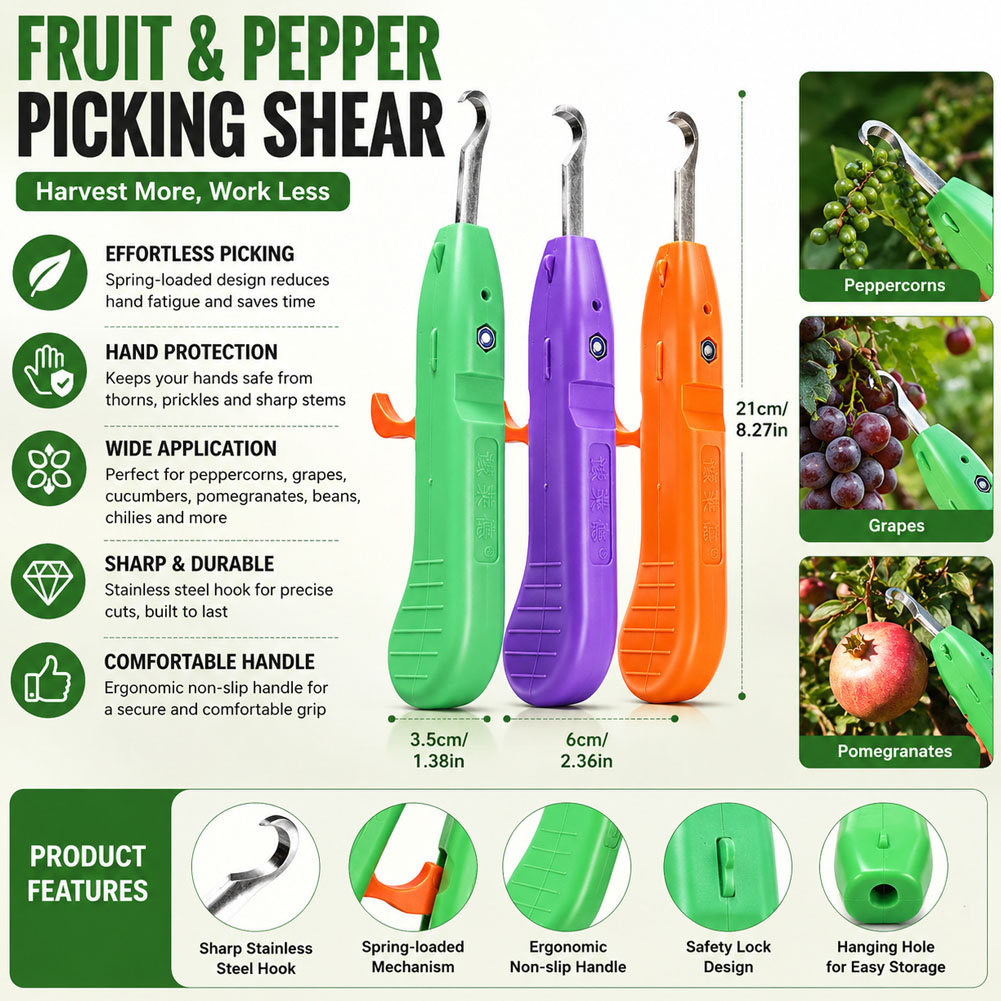 Gardening Tools Vegetables - Narzędzie do szybkiego zbioru owoców i