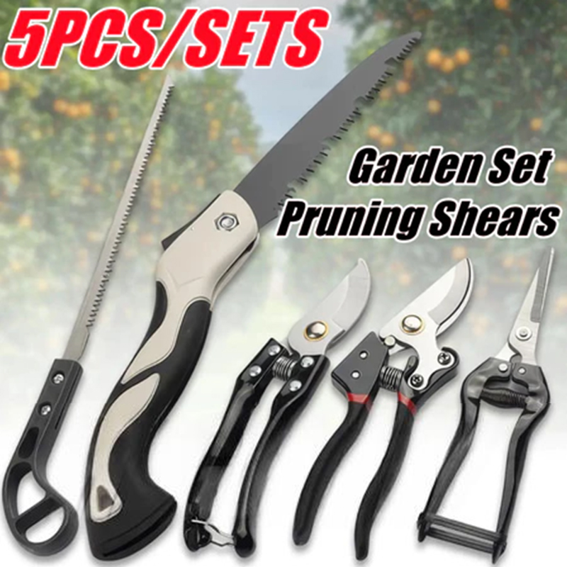 Gardening Tools Essential - Uniwersalny zestaw narzędzi ogrodowych; 5 niezbędnych