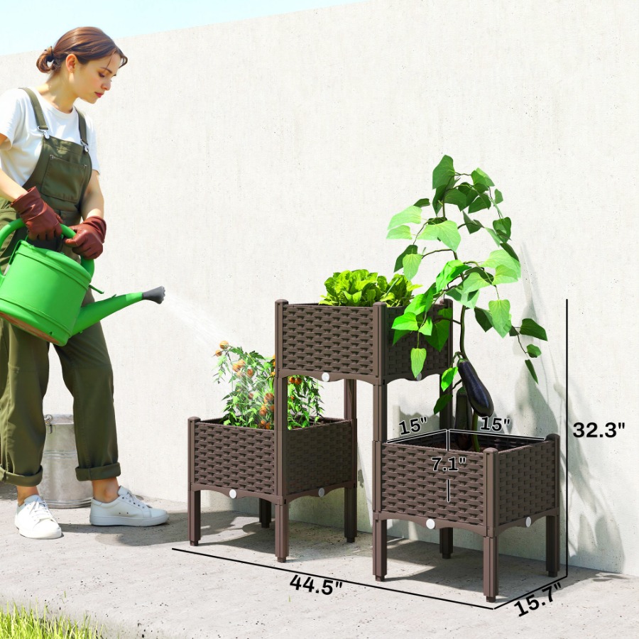 Plastikowa, podwyższona lejek  – Self-Watering Planter recenzja i cena