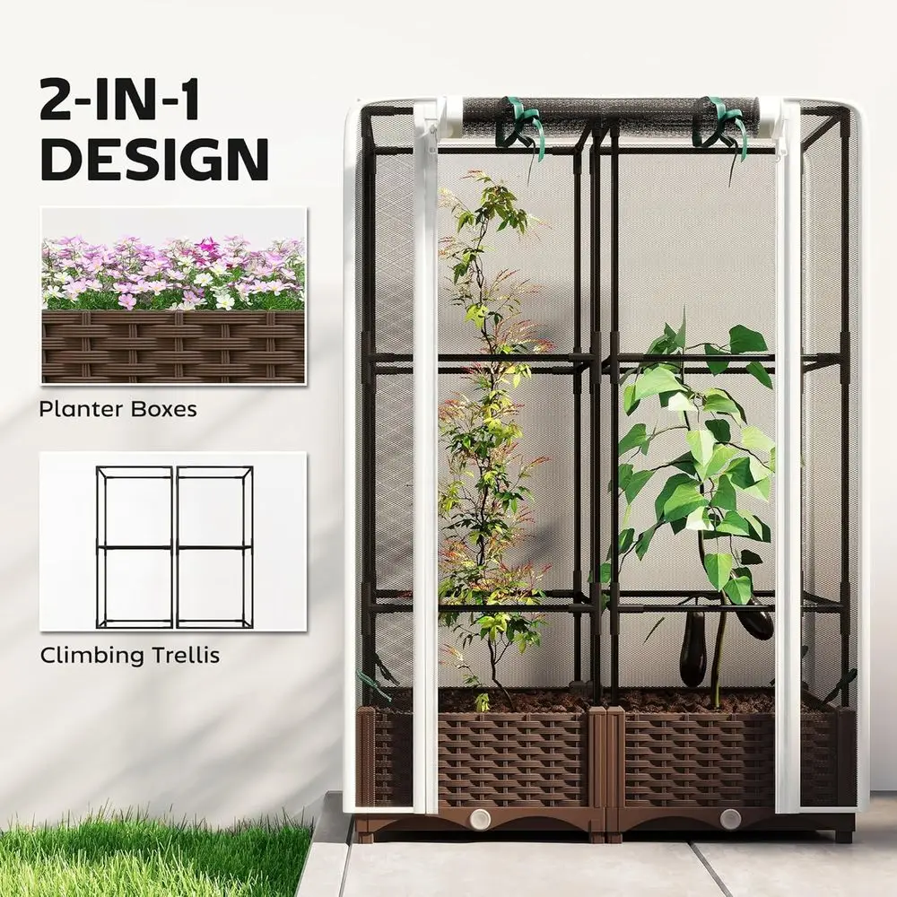 Wysoka grządka ogrodowa z krat – Self-Watering Planter recenzja i cena