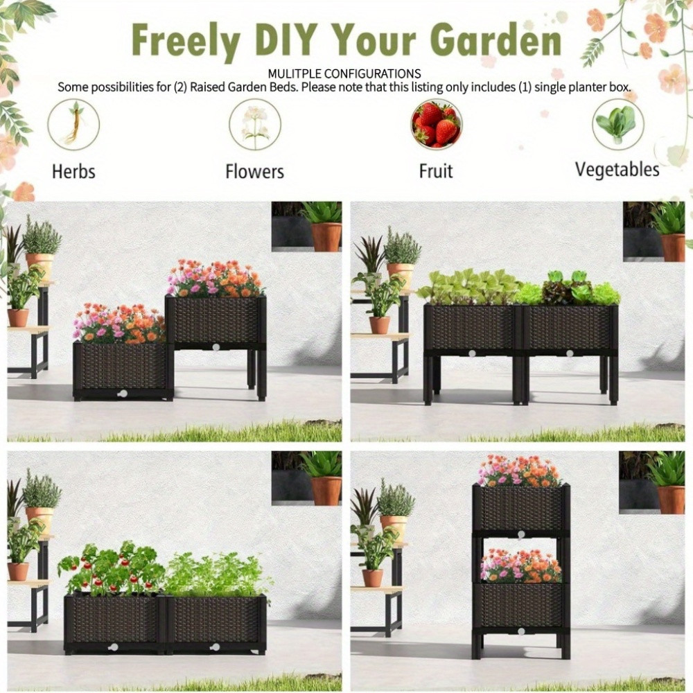 Podwyższona grządka ogrodowa,  – Self-Watering Planter recenzja i cena
